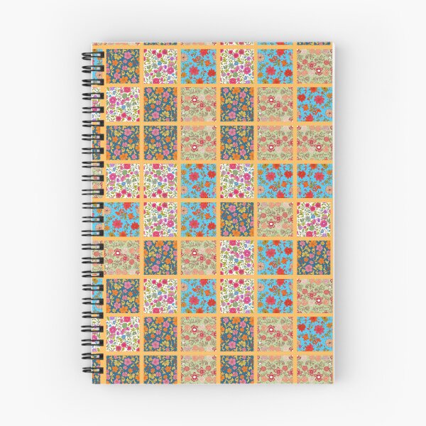 Item preview, Folk art floral patchwork designed and sold by NatureArtUK.