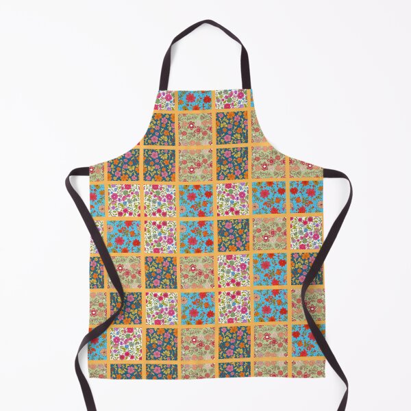 Item preview, Folk art floral patchwork designed and sold by NatureArtUK.