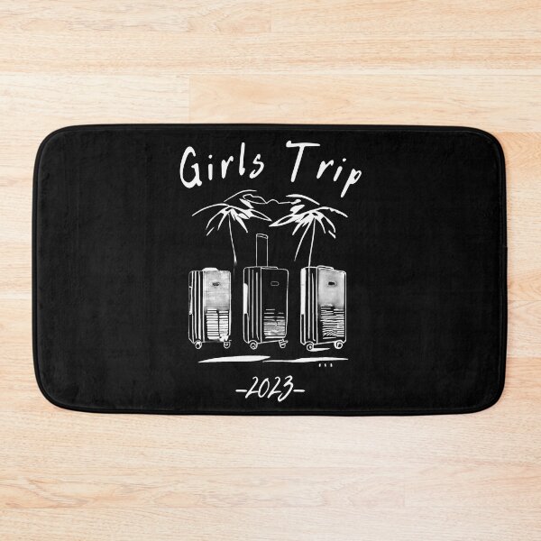 Item preview, Girls Trip 2023 - graphic design of suitcases symbolizing girls travel and besties trip, minimalist, pastel colors, stylish and classic (11) designed and sold by TourDePassion.