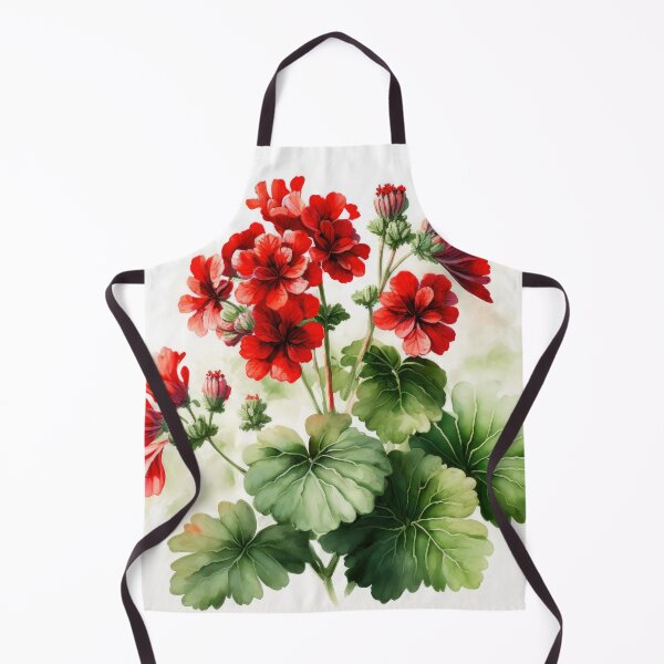 Item preview, Red Geranium Flowers designed and sold by Vanover Designs.