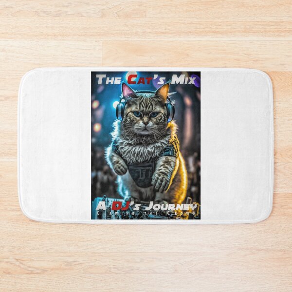 Item preview, Cool Cat DJ Mixing – Club Dj Cat Deck Mixing Music | House Trance Rave Trap Dance designed and sold by MadeByRobots.