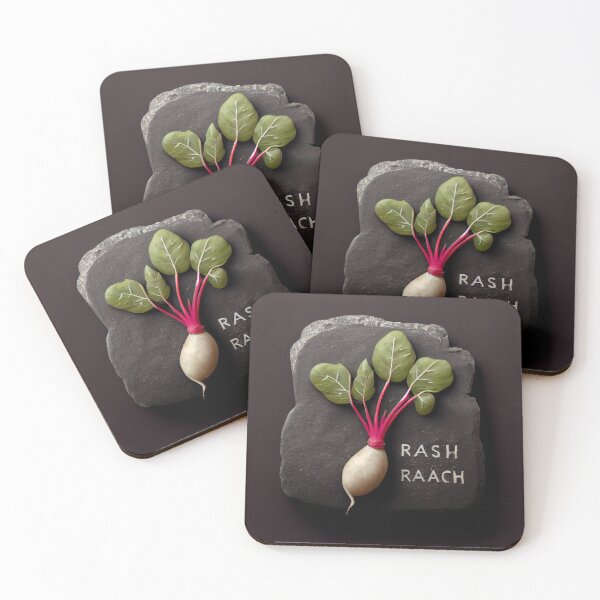 Item preview, Radish Haiku on Slate Digital Painting designed and sold by CodeAndColors.