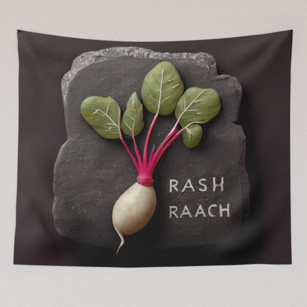 Item preview, Radish Haiku on Slate Digital Painting designed and sold by CodeAndColors.
