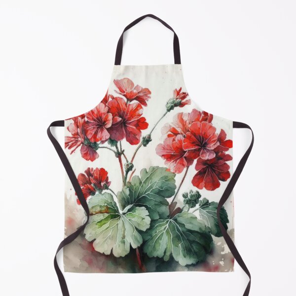 Item preview, Red Geranium Flowers designed and sold by Vanover Designs.