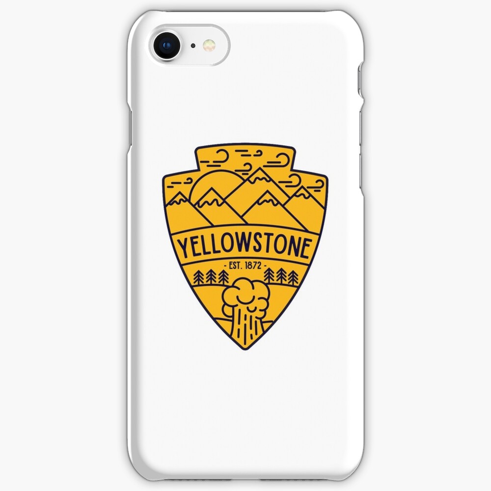 "Yellowstone" iPhone Case & Cover by KaylaFolino Redbubble