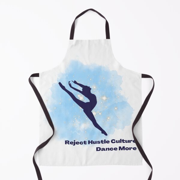 Item preview, Reject Hustle Culture - Dance More (Blue/Female Silhouette) designed and sold by T-WoodCreations.