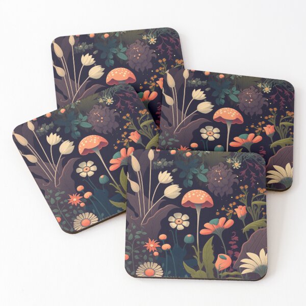 Item preview, Mystical flowers designed and sold by PrintsPassion.