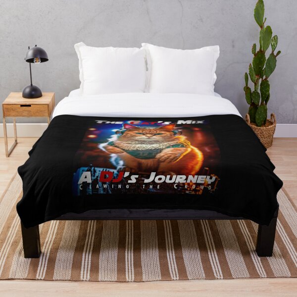 Item preview, Cool Cat DJ Mixing Music – Club Dj Cat Deck Mixing Music | House Trance Rave Trap Dance Music designed and sold by MadeByRobots.
