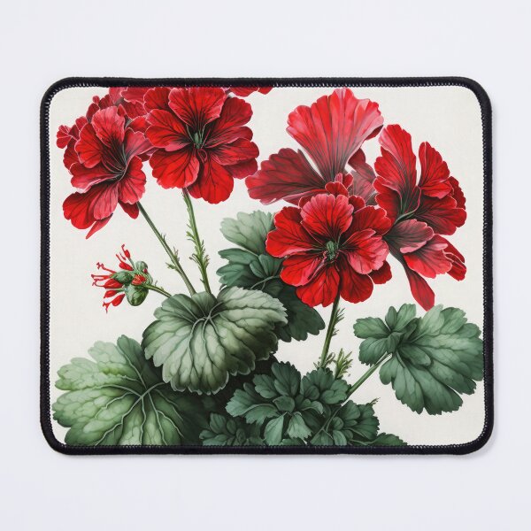 Item preview, Red Geranium Flowers  designed and sold by Vanover Designs.