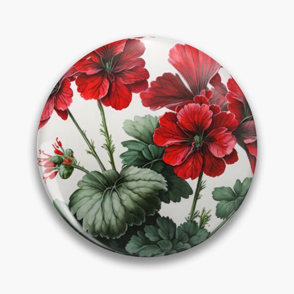 Item preview, Red Geranium Flowers  designed and sold by Vanover Designs.