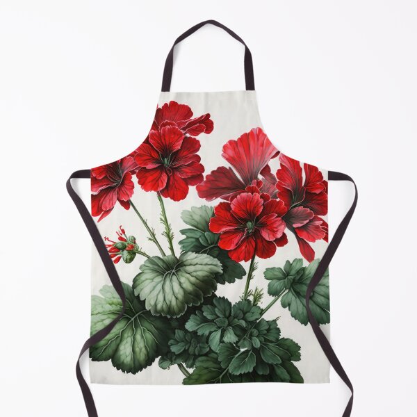 Item preview, Red Geranium Flowers designed and sold by Vanover Designs.