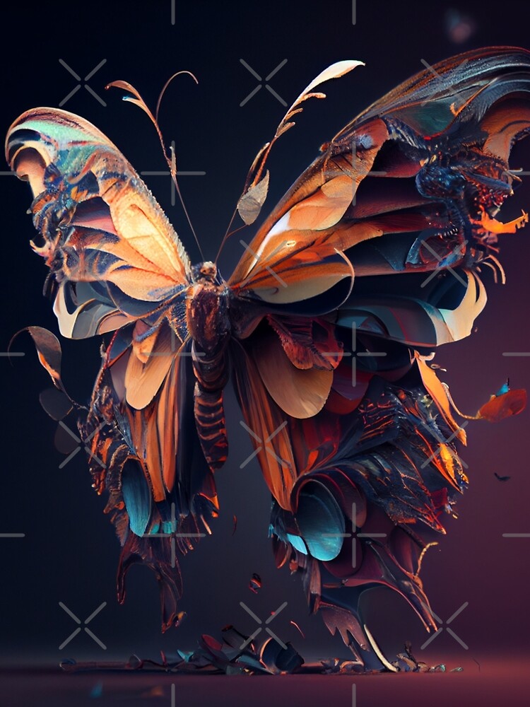Aperçu 5 sur 5. Robe trapèze avec l'œuvre Mesmerizing Metamorphosis Digital Painting créée et vendue par CodeAndColors.
