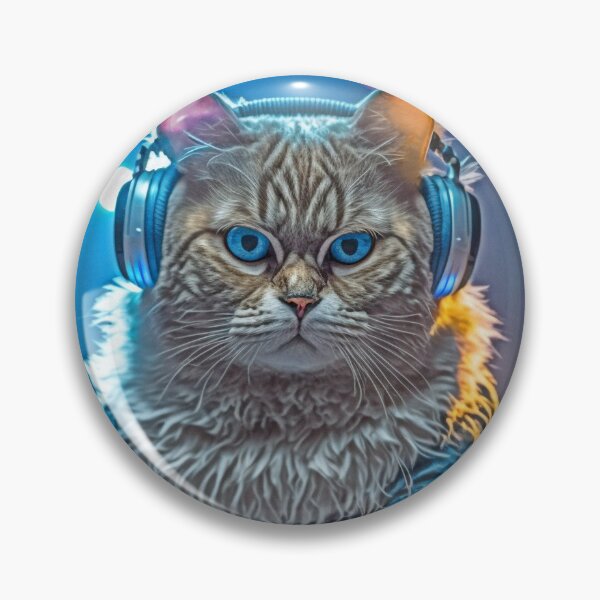 Item preview, Cool Cat DJ Mixing Music – Club Dj Cat Deck Mixing Music | House Trance Rave Trap Dance Music designed and sold by MadeByRobots.