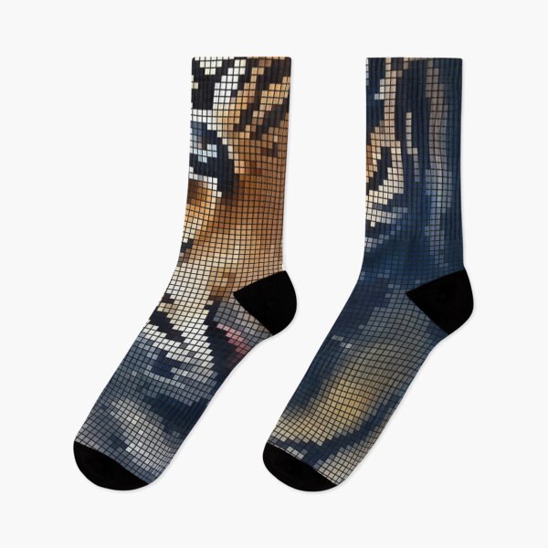 Item preview, Tiger Pixel 8-bit Art designed and sold by PixelDripped.