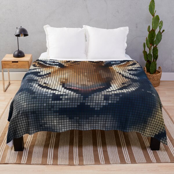 Item preview, Tiger Pixel 8-bit Art designed and sold by PixelDripped.