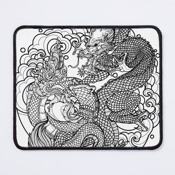 Item preview, KUNG FU - DRAGON VS. SNAKE designed and sold by artbydig.