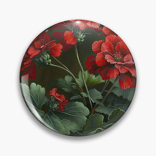 Item preview, Red Geranium Flowers  designed and sold by Vanover Designs.