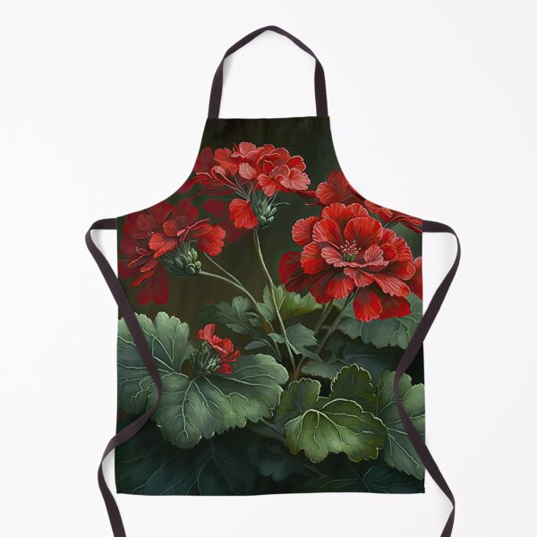Item preview, Red Geranium Flowers designed and sold by Vanover Designs.
