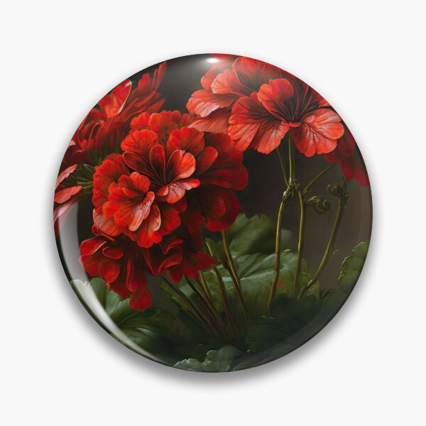 Item preview, Red Geranium Flowers  designed and sold by Vanover Designs.