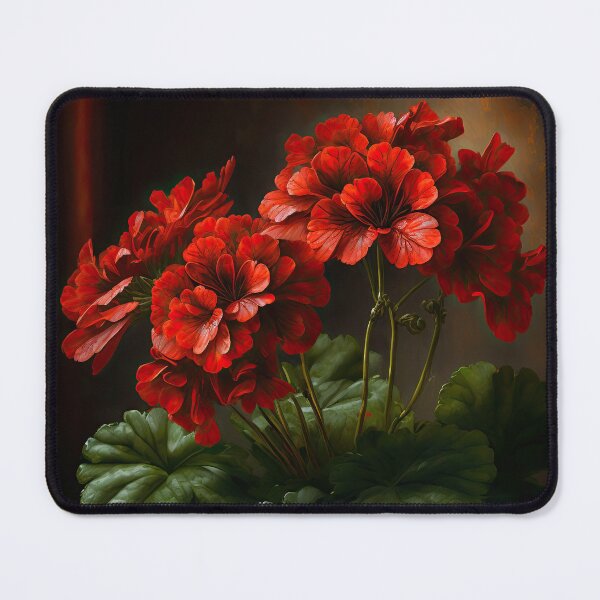 Item preview, Red Geranium Flowers designed and sold by Vanover Designs.