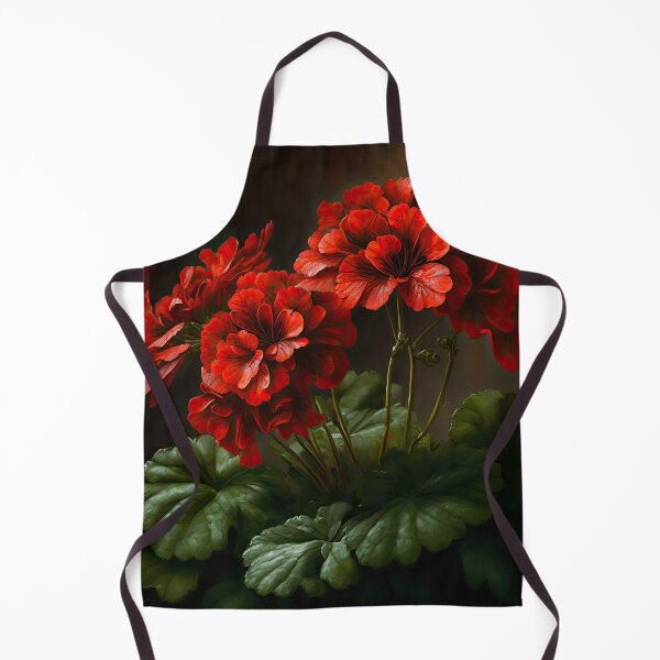 Item preview, Red Geranium Flowers designed and sold by Vanover Designs.