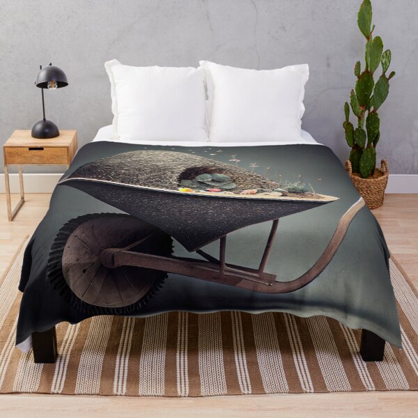 Item preview, Madly Magnified Wheelbarrow Digital Painting designed and sold by CodeAndColors.