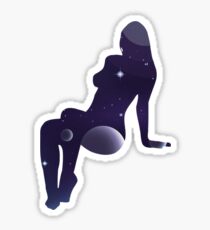 Woman Silhouette Sticker