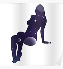 Woman Silhouette Poster
