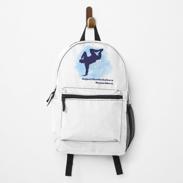 Item preview, Reject Hustle Culture - Dance More (Blue/Male Silhouette) designed and sold by T-WoodCreations.