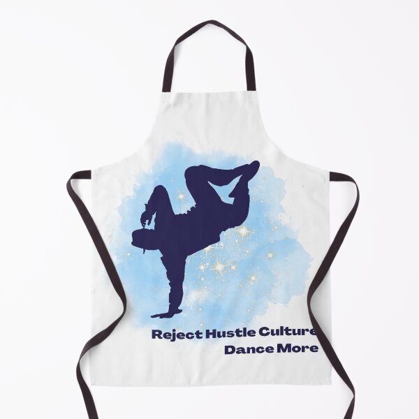 Item preview, Reject Hustle Culture - Dance More (Blue/Male Silhouette) designed and sold by T-WoodCreations.