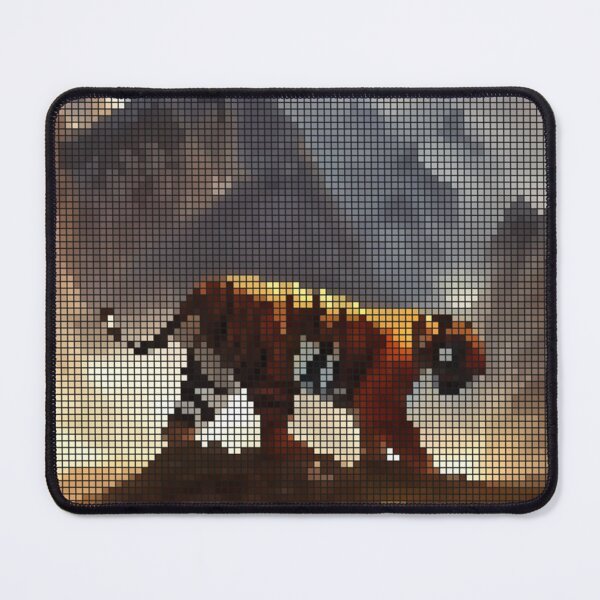Item preview, Tiger Pixel 8-bit Art designed and sold by PixelDripped.