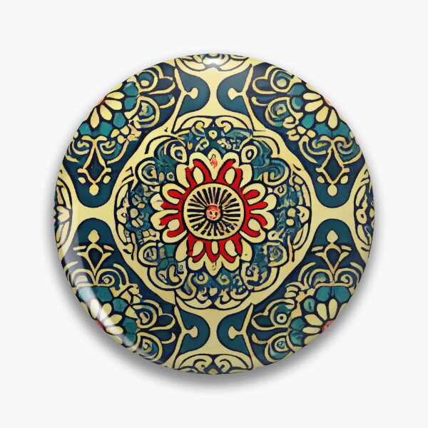 Item preview, Classic Asian Pattern Digital Painting designed and sold by CodeAndColors.