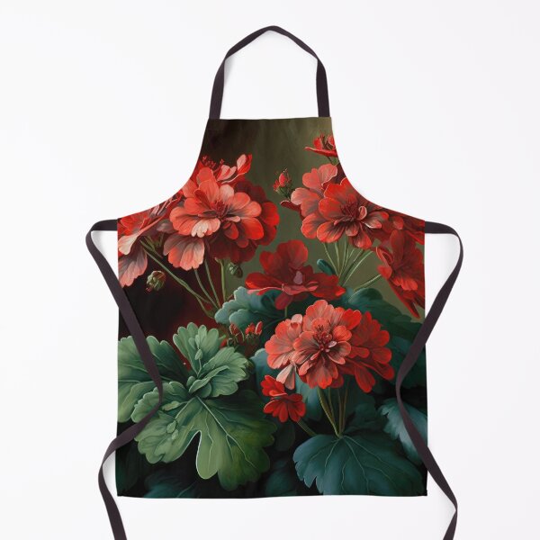 Item preview, Red Geranium Flowers designed and sold by Vanover Designs.