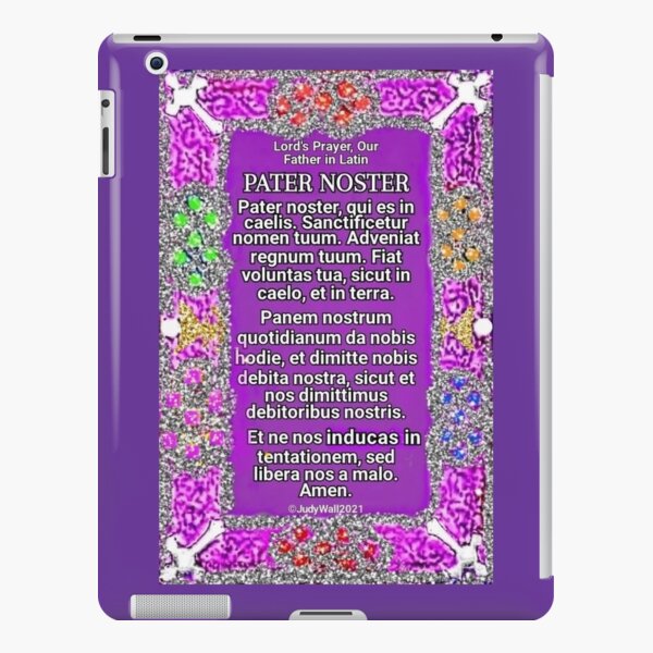 Pater Noster, Latin Prayer, of the Our Father and The Lord's Prayer iPhone  XR Case by John Grden - Baywood Art Gallery - Website