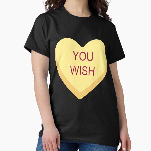 Item preview, You Wish Conversation Heart | Yellow designed and sold by RedSparkles Designs.