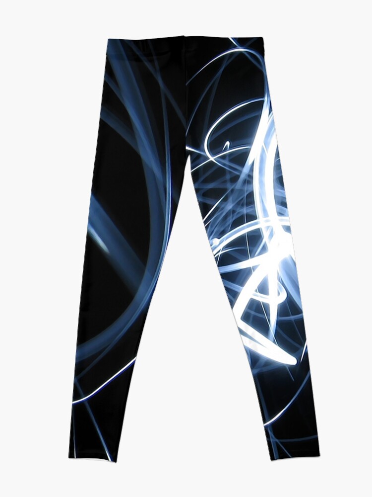 High speed white neon lights | Leggings