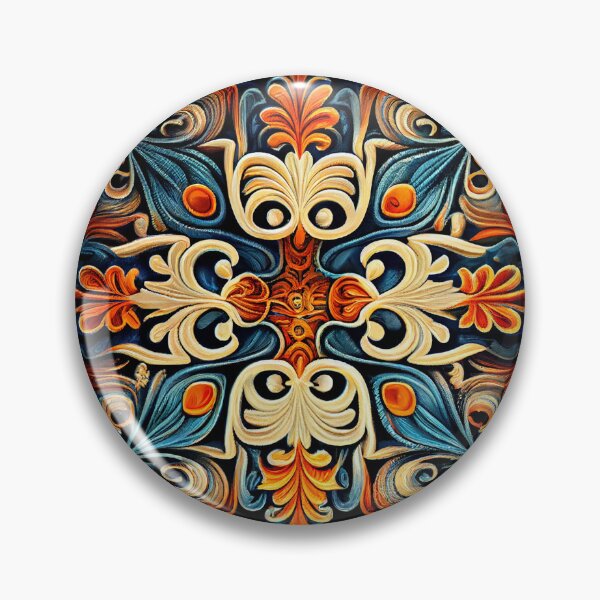 Artikelvorschau, Vivid Three Dimensional Divine Delicate New Mediterranean Pattern Digital Painting entworfen und verkauft von CodeAndColors.