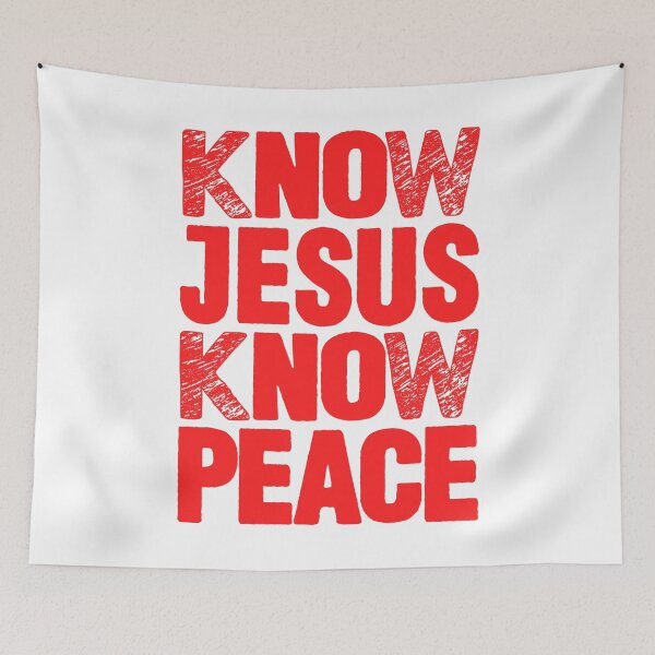 Item preview, Know Jesus Know Peace designed and sold by plushism.