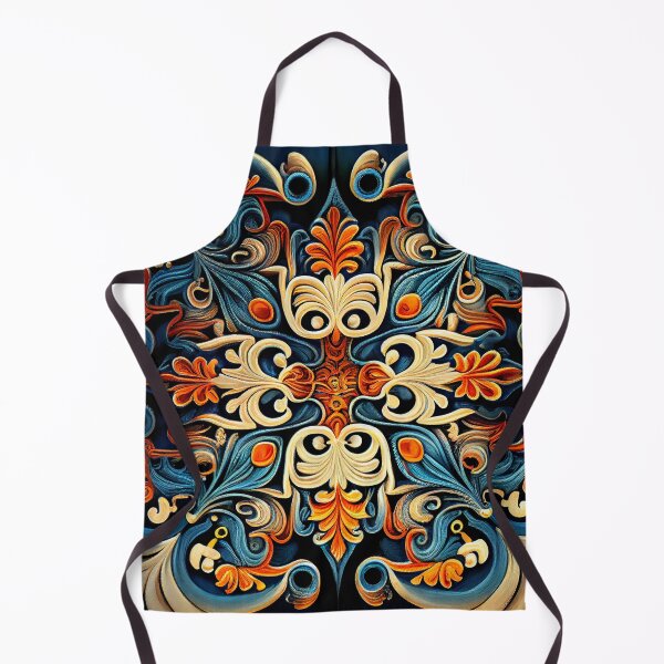 Artikelvorschau, Vivid Three Dimensional Divine Delicate New Mediterranean Pattern Digital Painting entworfen und verkauft von CodeAndColors.