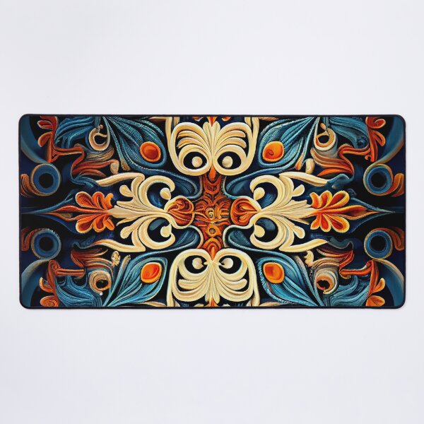 Artikelvorschau, Vivid Three Dimensional Divine Delicate New Mediterranean Pattern Digital Painting entworfen und verkauft von CodeAndColors.