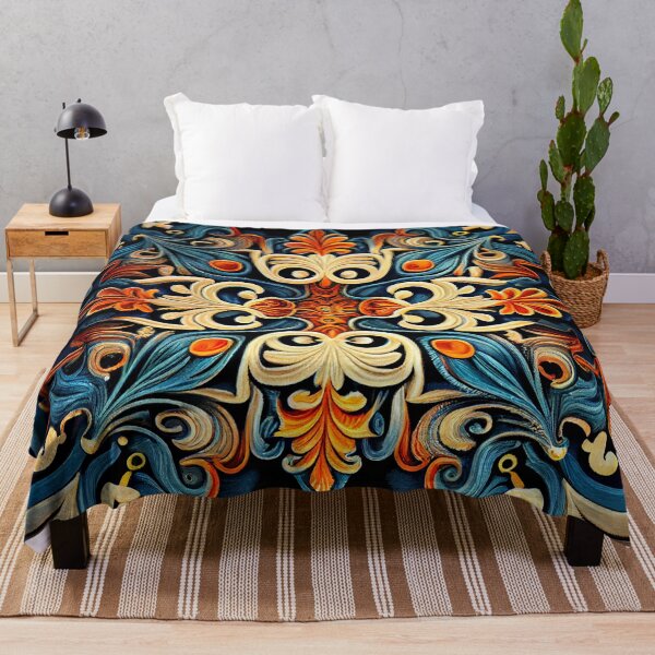 Item preview, Vivid Three Dimensional Divine Delicate New Mediterranean Pattern Digital Painting designed and sold by CodeAndColors.