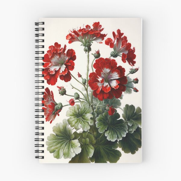 Item preview, Red Geranium Flowers  designed and sold by Vanover Designs.