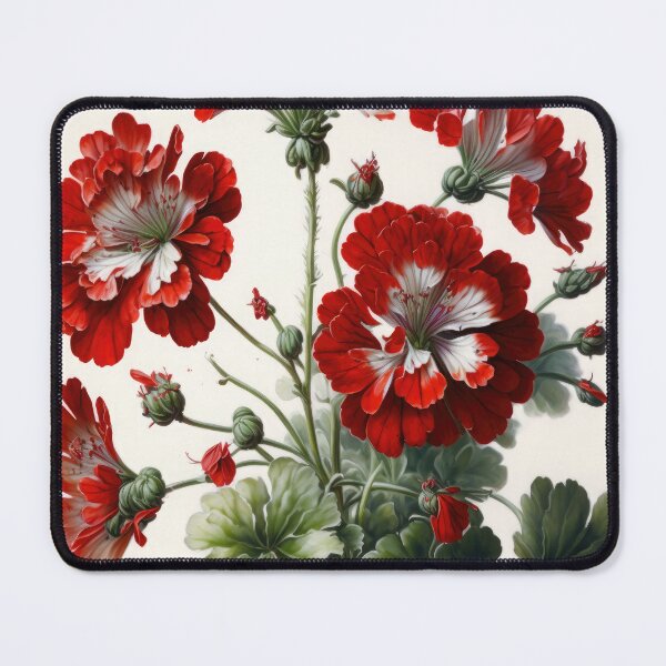 Item preview, Red Geranium Flowers designed and sold by Vanover Designs.