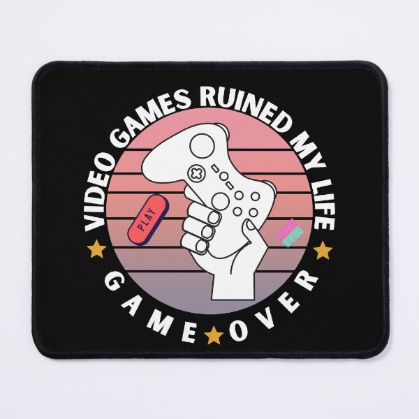 Item preview, video games ruined my life designed and sold by SAABDERRAHIM.