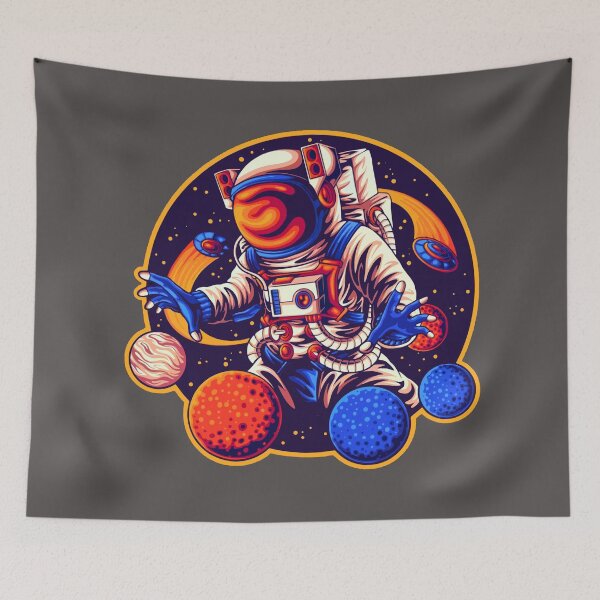 Item preview, Spaceman astronaut Solar system outer Travel designed and sold by AssamFT.