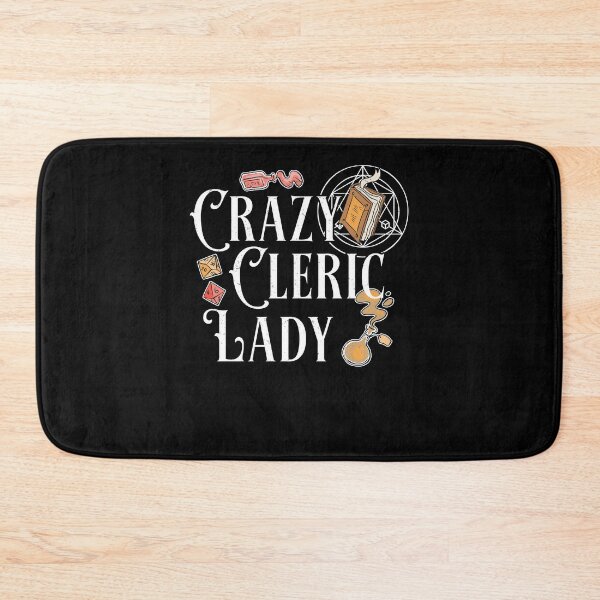 Item preview, LARP Crazy Cleric Lady Funny Roleplaying Medieval designed and sold by StrongShirts.