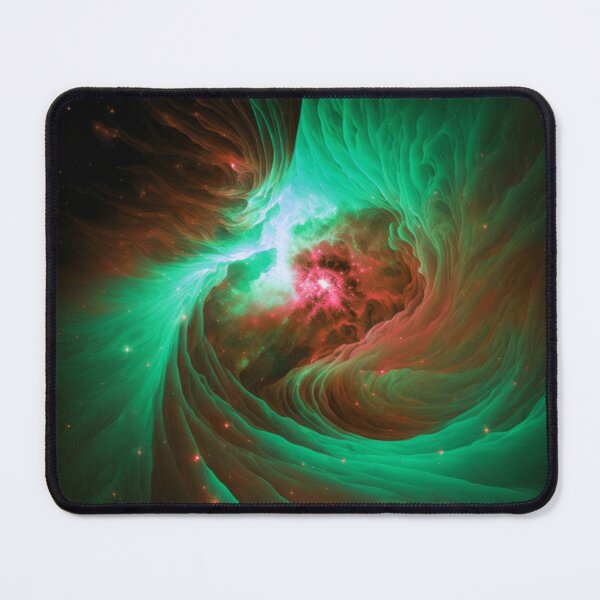 Item preview, Aquamarine and Red Swirl Nebula designed and sold by Healio2.