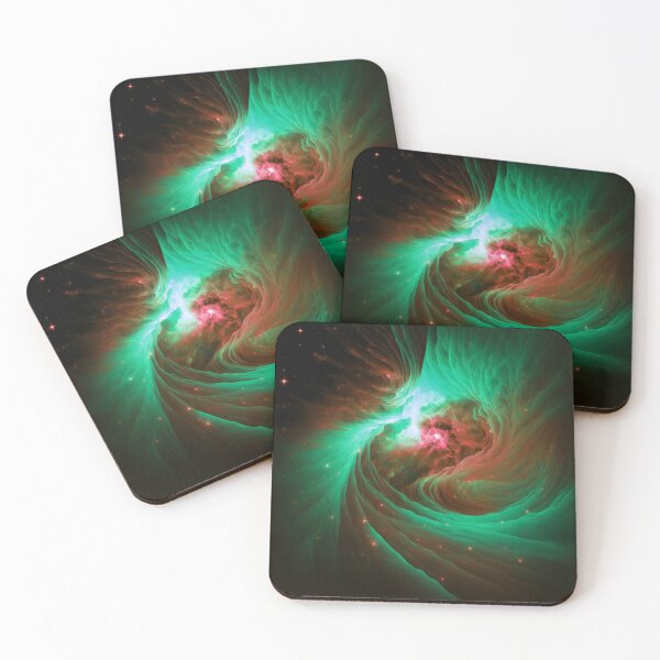 Item preview, Aquamarine and Red Swirl Nebula designed and sold by Healio2.