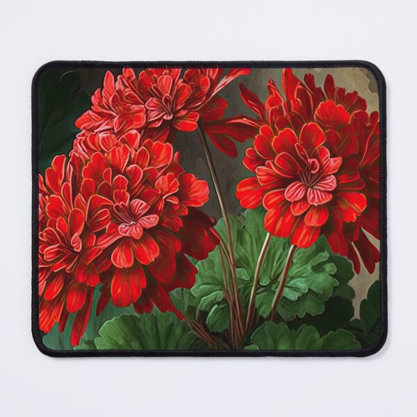 Item preview, Red Geranium Flowers designed and sold by Vanover Designs.