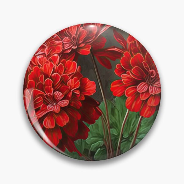 Item preview, Red Geranium Flowers  designed and sold by Vanover Designs.